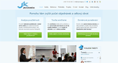 Desktop Screenshot of kvasnickajan.cz